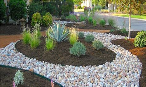 Landscaping Ideas With River Rock And Mulch