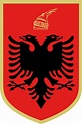 Albanien Flagge und Wappen SVG PNG. Albanischen Europa Land | Etsy