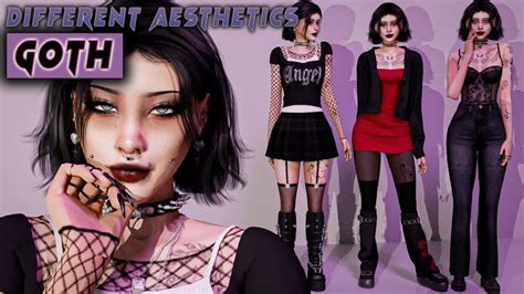 Sims 4 Goth Cc Sims 4 Mods Clothes Goth Outfits Sims