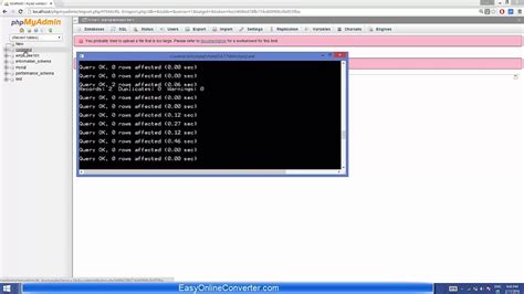 How To Import Large Mysql Database Sql File To Phpmyadmin Using Wamp