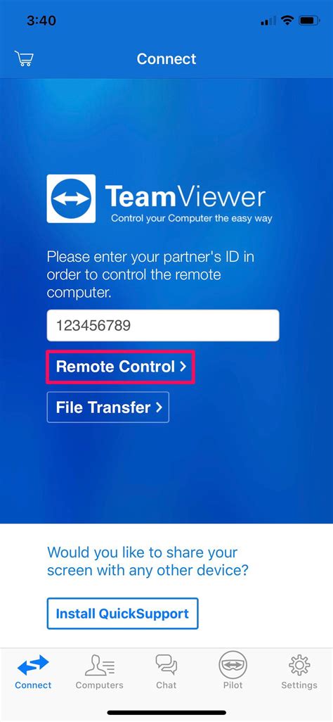 How To Remotely Control Windows Pc With Teamviewer On Iphone