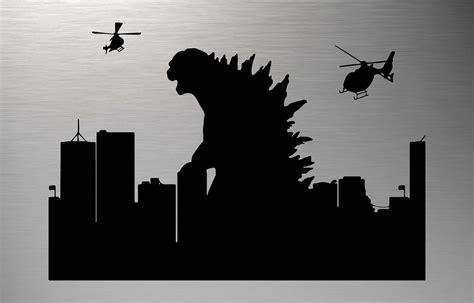 Godzilla Svg Godzilla Silhouette Godzilla Cut File Godzilla Etsy 12800