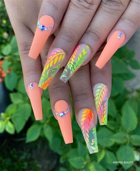 22 Summer Long Nails 2021 Png Summer Nails Trends