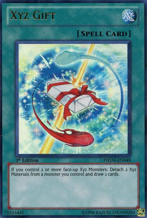 Feb 15, 2019 · while this card is in the gy, if a salamangreat link monster is link summoned to your field using a monster with its same name as material: Xyz Gift | Yu-Gi-Oh! | FANDOM powered by Wikia