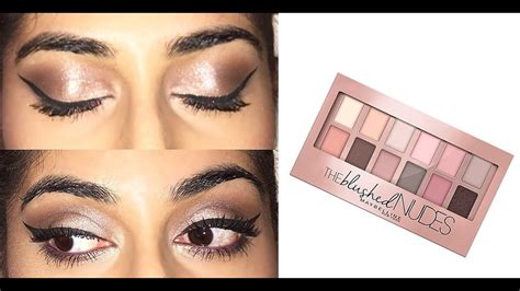 Maybelline Blushed Nudes Eyeshadow Palette Tutorial Valentine S Day