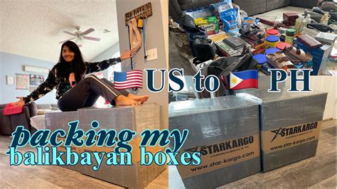 Packing My Balikbayan Box To Philippines From Arizona USA YouTube
