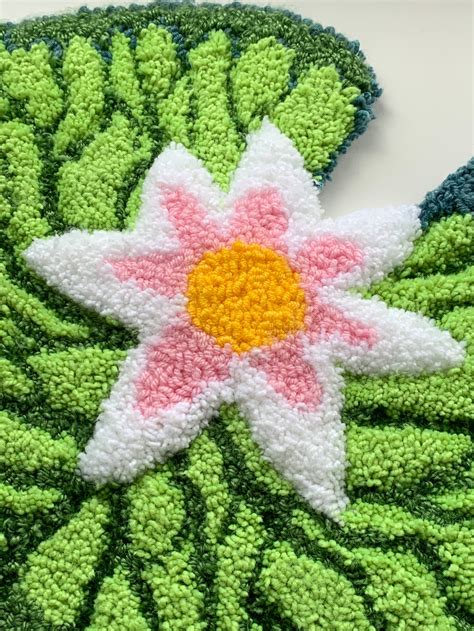 Water Lily Rug Etsy