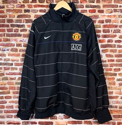 Vintage Manchester United Soccer Jacket By Nike Size 2xl Etsy