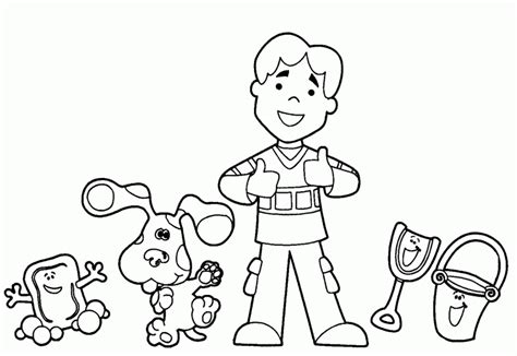 Blues Clues Color Pages Coloring Home