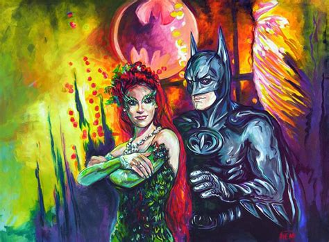 Poison Ivy Batman Painting Poison Ivy Batman Batman Artwork