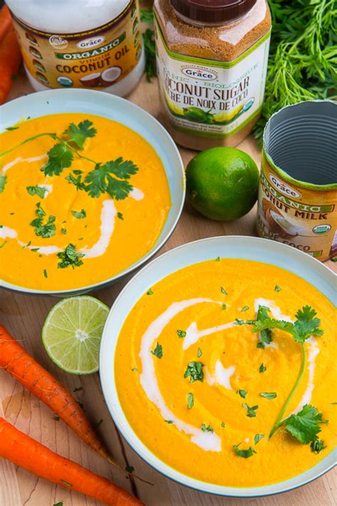 Creamy Curried Coconut Carrot Soup Closet Cooking
