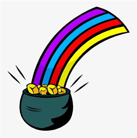 Pot Of Gold Rainbow Clipart Clipartfest 2 Wikiclipart