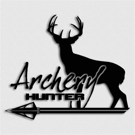 Whitetail Deer Archery Hunting Arrow Decal