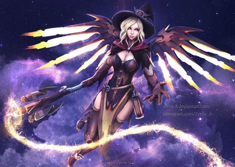 Witch Mercy Fan Art V2 By Zerox On Deviantart More