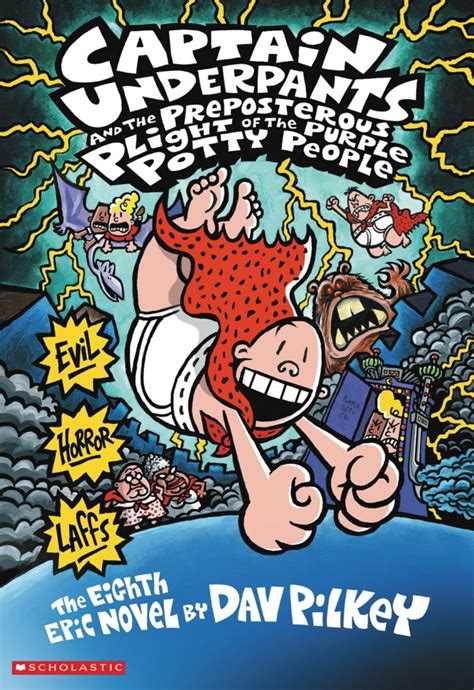 All 12 Captain Underpants Books In Order By Dav Pilkey