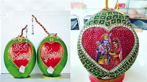 Latest Decorative Idea Of Coconut For Wedding Kobbari Bondam