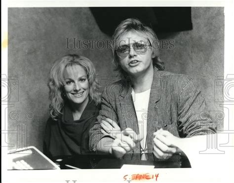 1986 Press Photo Diana Grey Page And Benjamin Orr Press Photo