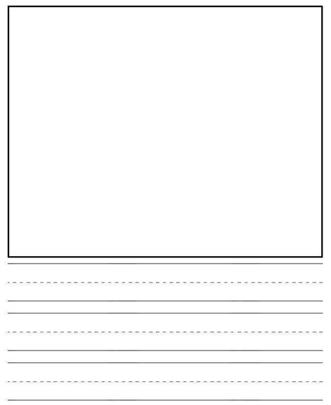 Kindergarten Blank Writing Worksheets Pdf Worksheet24