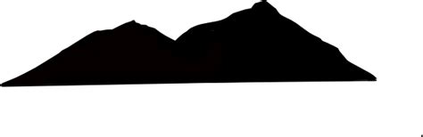 Mountain Silhouette Clip Art At Getdrawings Free Download
