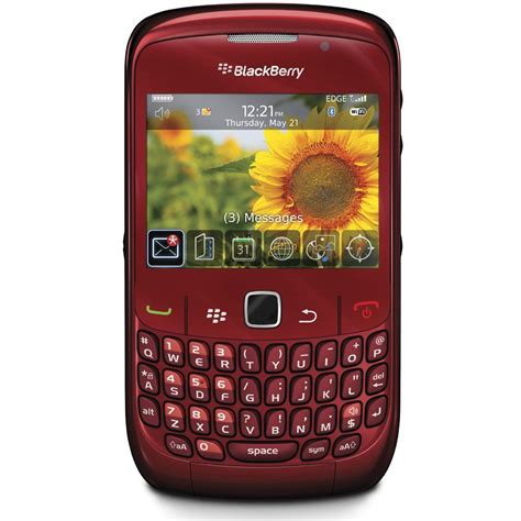 Blackberry 8520 Curve Gsm Quadband Phone Unlocked Ruby Red