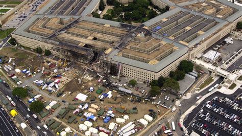 Pentagon 9 11 2001aerial View Of The Pentagon Building In Wash Dc