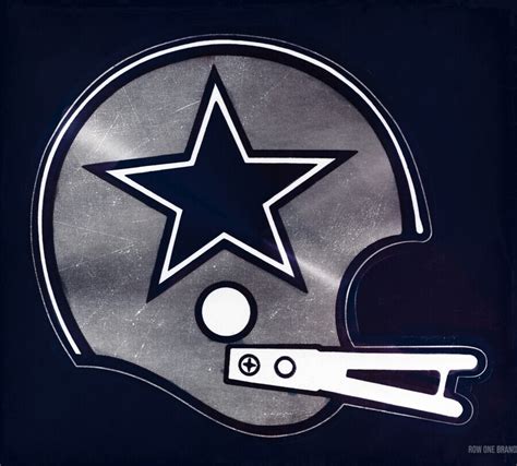 Retro Dallas Cowboys Helmet Art Row One Brand