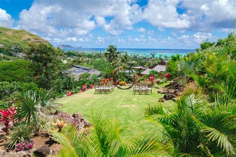 Lanikai Estate Hawaii Wedding Location