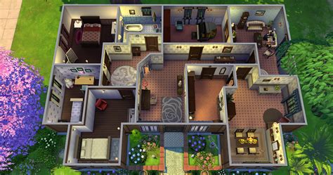 Maison Sims 4 Plan Bricolage Maison Et Décoration
