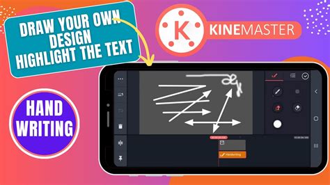 Kinemaster Kinemaster Video Editing Hand Writing Tool Youtube