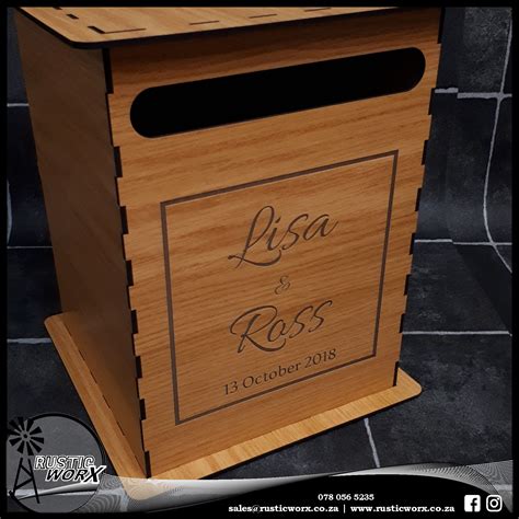 Honor the unique bond between newlyweds with personalized wedding gifts they'll cherish forever. Wedding Mail Boxes - Wood - Rustic Worx