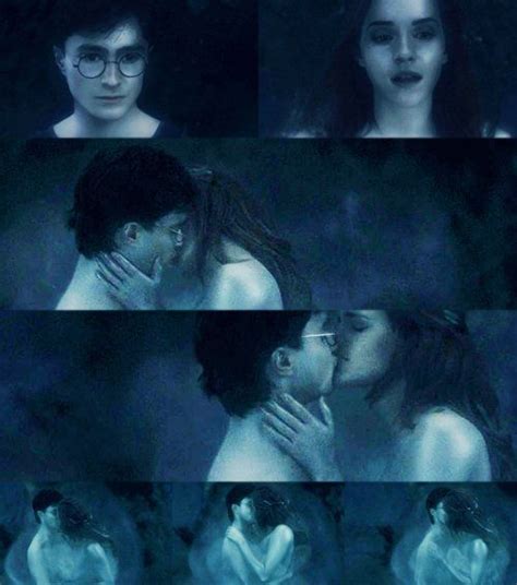 Pin by ᴀʀíᴀ ʀɪsᴛɪɴᴀ on Harry Pottah universe ϟ ¾ Harry and hermione kiss Harry and