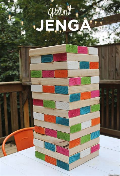 Diy Giant Jenga Is The Coolest Backyard Game Ever Photo