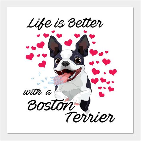 Lifes Is Better With A Boston Terrier Dog Lover T By Shirteerific