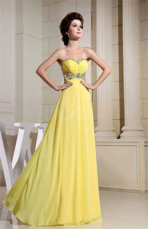 Pale Yellow Modern A Line Sweetheart Sleeveless Chiffon Floor Length Bridesmaid Dresses