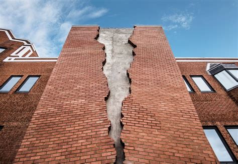 Splitting Bricks Architectural Art Installation Tears A London