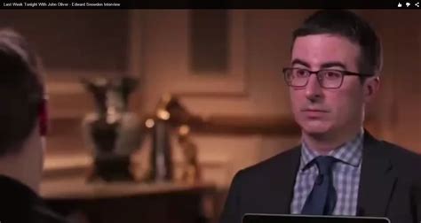 John Oliver Grills Edward Snowden In What Many Are Calling The Toughest