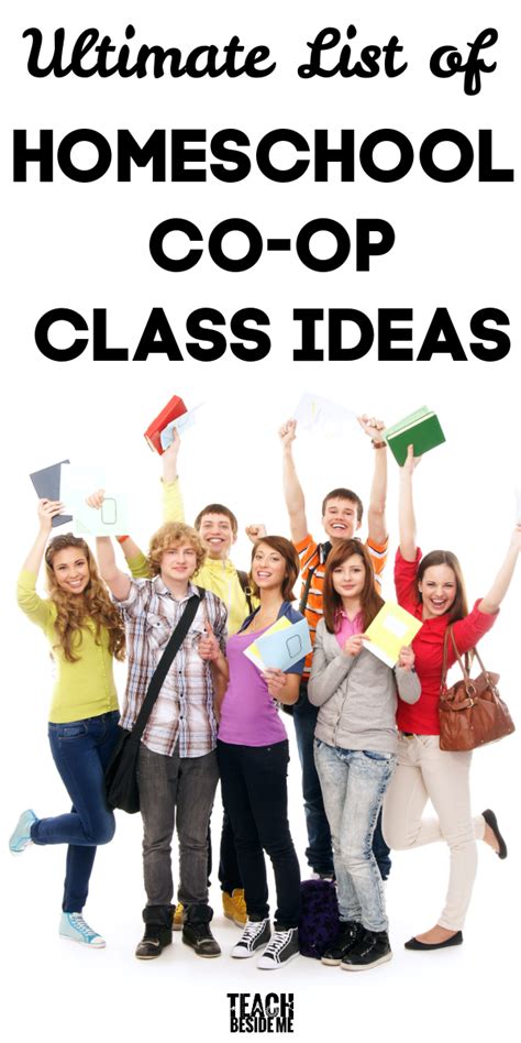 Homeschool Co Op Class Ideas ~ The Ultimate List Teach Beside Me