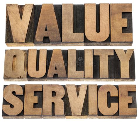 Value Quality Service Stock Photo Image Of Grunge 29961402