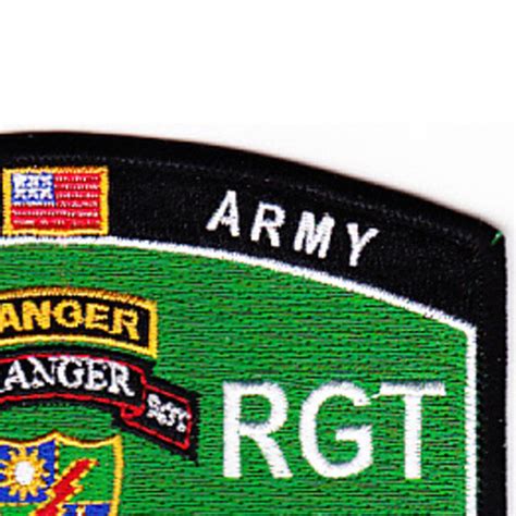75th Ranger Regiment Crest Mos Rating Patch Mos Patches Army