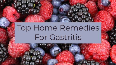 Top Home Remedies For Gastritis Youtube