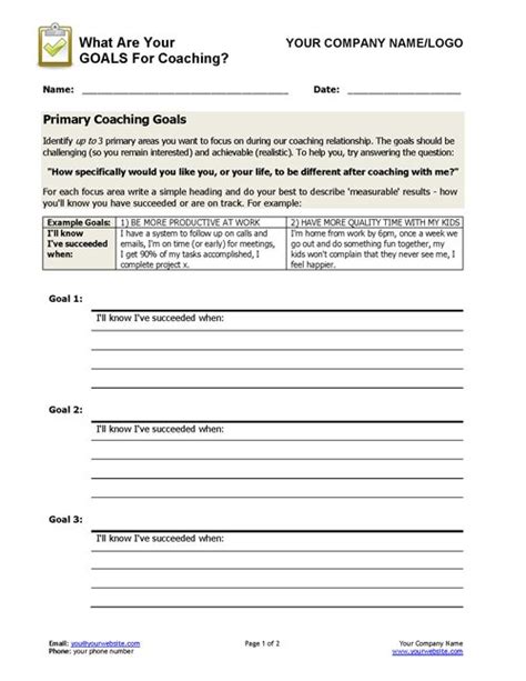 Renew You Coaching Program And Template Coaching Tools From The
