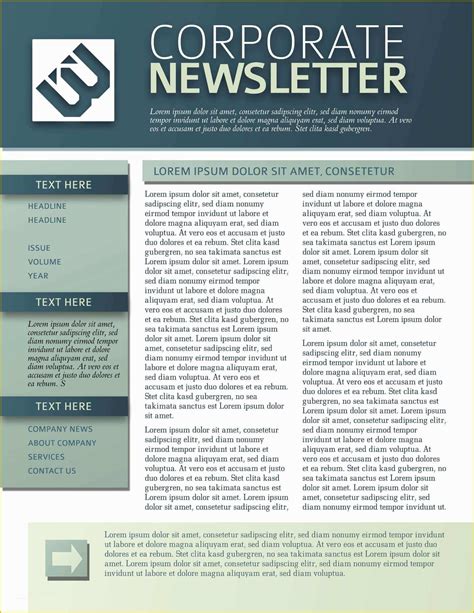 Company Newsletter Template Free Of 9 Free Business Newsletters