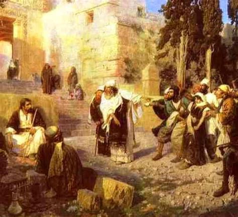 Christ And The Woman Taken In Adultery Vasiliy Polenov Russian