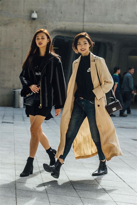 Matching Outfits Were The Street Style Uniform At Seoul Fashion Week Chinese Fashion Street