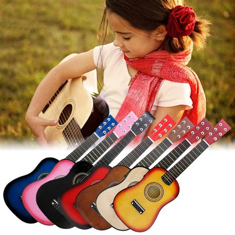 Buy Wooden 23in Guitar Musical Educational Instrument Toy Children Kid