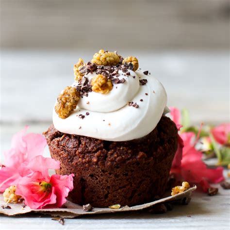Healthy Chocolate Cupcakes Vegan Gluten Free Date Sweetened