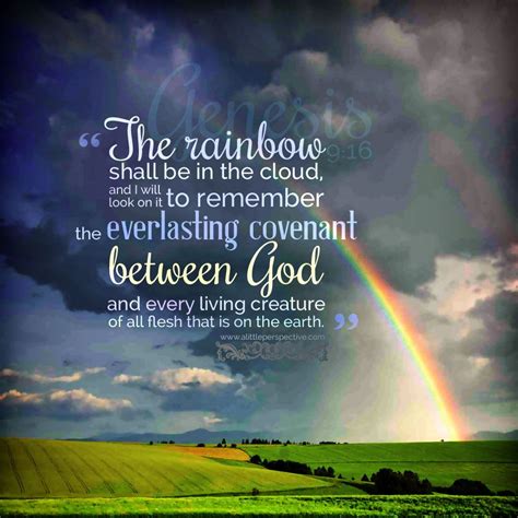 The Rainbow Shall Be In The Cloud And I Shall Look On It To Remember