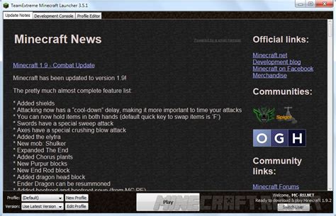 Team Extreme Launcher V387 › Launchers › Mc Pcnet — Minecraft Downloads