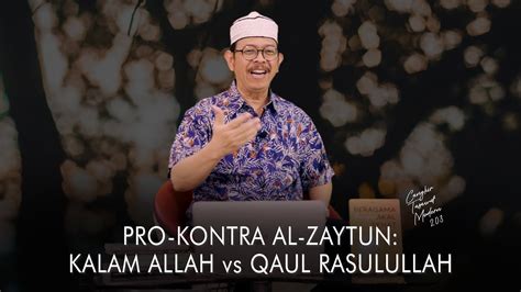 Cangkir Tasawuf Modern Eps 203 PRO KONTRA AL ZAYTUN KALAM ALLAH Vs