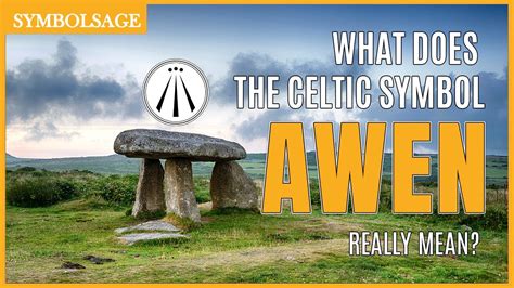 The Magic Of The Awen Symbol In Celtic Mythology Symbolsage Youtube